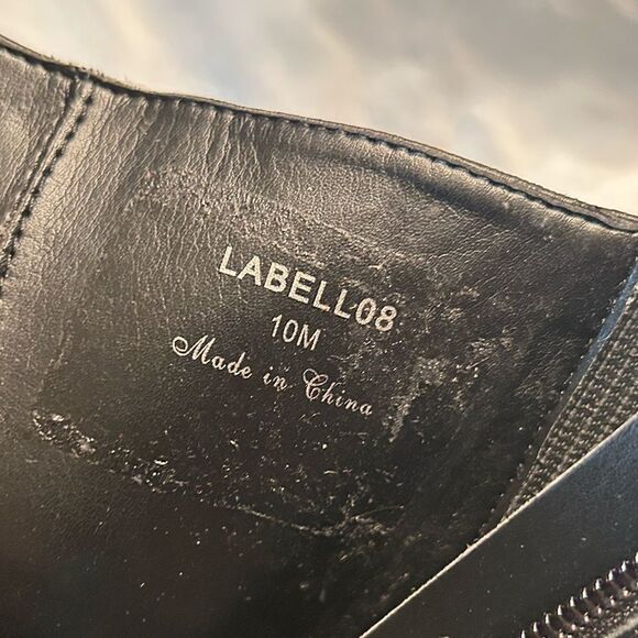 Donald J Pliner Black Platform Leather Boots(Size 10M) - Picture 11 of 11